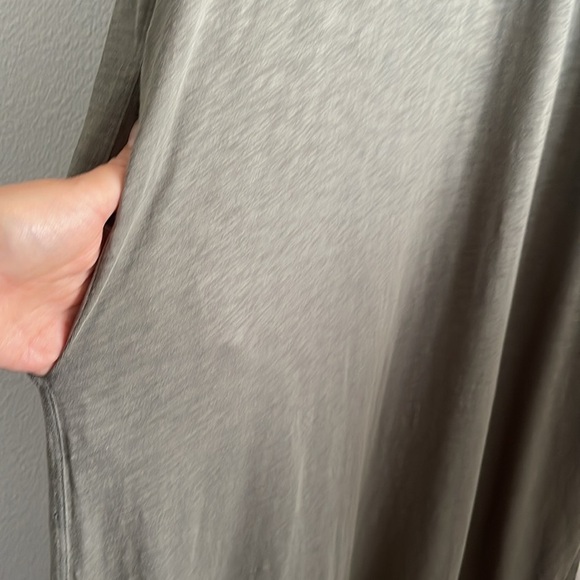 Velvet BY Graham & Spencer Edith Cotton Slub Sleeveless Maxi Dress Size M - Picture 7 of 9